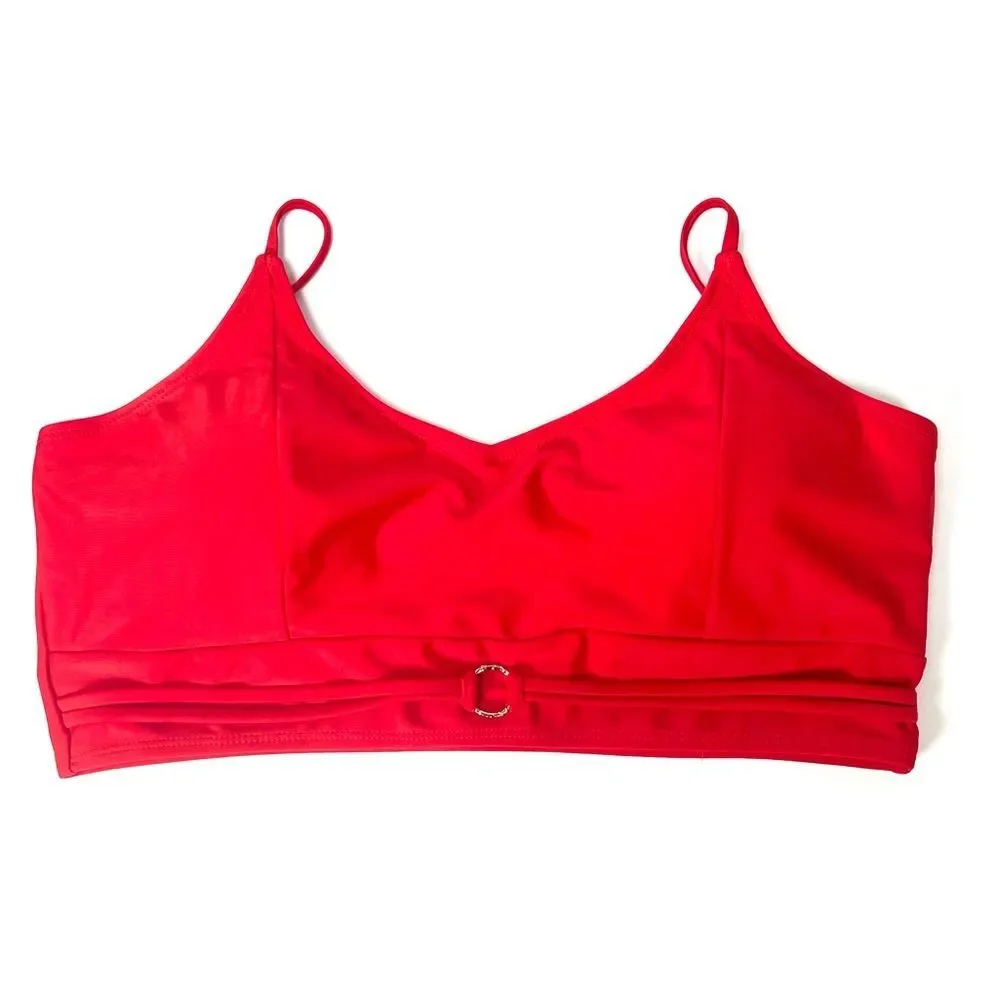 NWT SHEIN 2XL Red Bikini Top